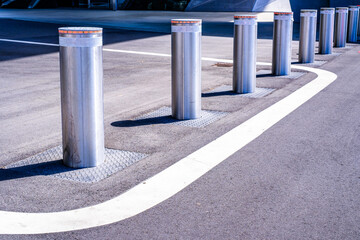 modern construction barrier in germany