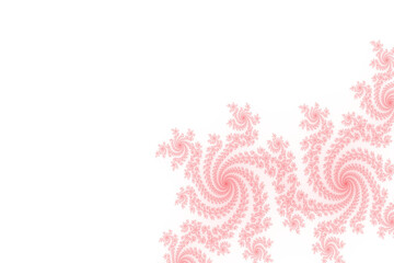 abstract floral background red