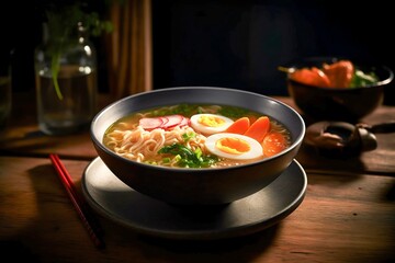Ramen Soup Product Photo. Generative AI