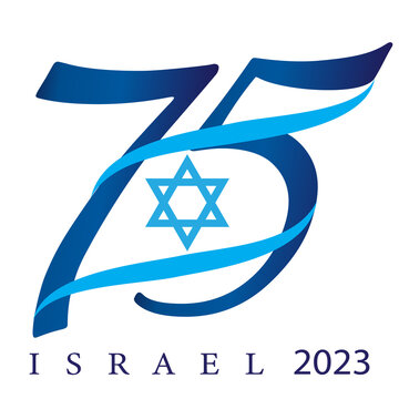 Happy Israel Independence Day 2023 Yom HaAtzmaut for Hebrew Year 5783, Israel and celebrate her 75th anniversary event, Israel's 75th birthday Festival