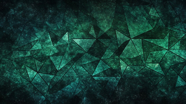 Emerald green gem kryptonite texture, background banner or wallpaper for graphic design.