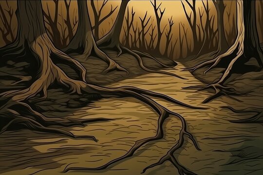 Surface is dark, with hardly noticeable veins. Generative AI