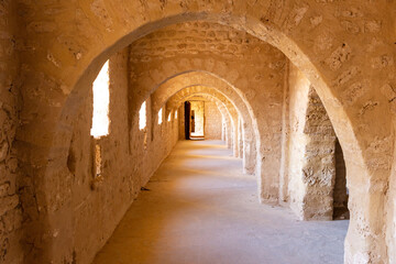 Naklejka premium arches of the castle