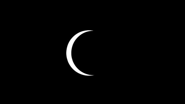 process of solar eclipse 