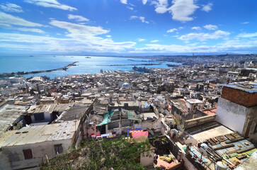Landscape of the port capital of Algeria - Algiers