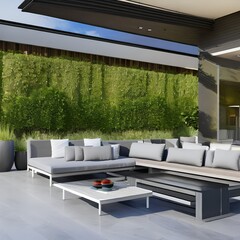 modern balcony262, Generative AI