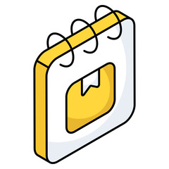 Perfect design icon of parcel schedule
