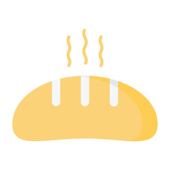Bread Flat Icon