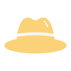 Fancy Hat Flat Icon