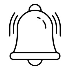 Bell Thin Line Icon