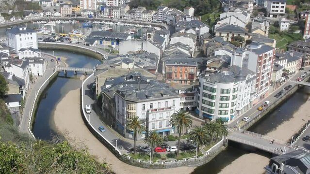 a moment in the life of Luarca in Spain