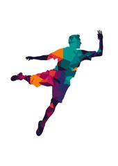 Fototapeta na wymiar soccer football goalie vector illustration very colorful 