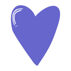 hand draw heart love vector