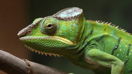 Fototapeta premium Chameleon Generative AI