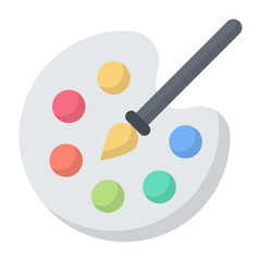 Art Flat Icon