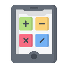 Mathematic Flat Icon