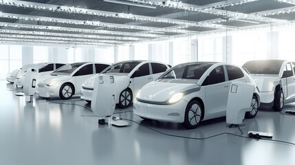 Fototapeta na wymiar Powering a Sustainable Future with Electromobility, ai generated