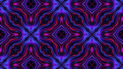 Fractal swirl stripped background. Kaleidoscope