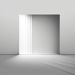 minimalist background picture, white texture background, 3d background. Generative AI