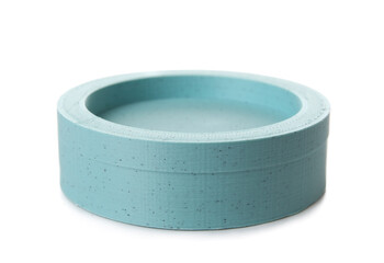 Decorative podium isolated on white background