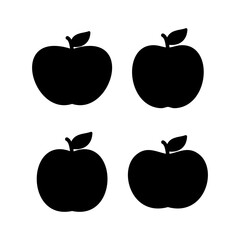 Apple icon vector illustration. Apple sign and symbols for web design.