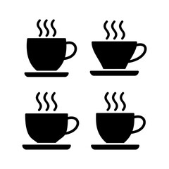 coffee cup icon vector illustration. cup a coffee sign and symbol