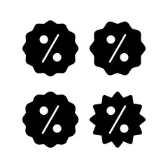 Discount icon vector illustration. Discount tag sign and symbol