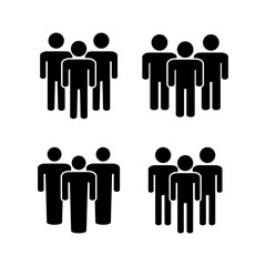 People icon vector illustration. person sign and symbol. User Icon vector