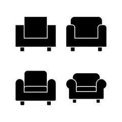 Sofa icon vector illustration. sofa sign and symbol. furniture icon