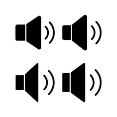 Speaker icon vector illustration. volume sign and symbol. loudspeaker icon. sound symbol