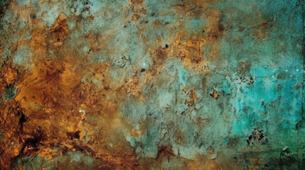 Acid Stained Weathered Texture Background - generative ai