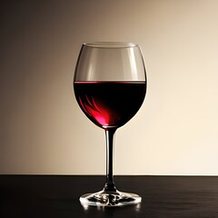 Stimmungsvoller Rotwein: Lichterschein im Glas | AI-Art