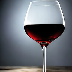 Rote Eleganz im Glas | AI-Art