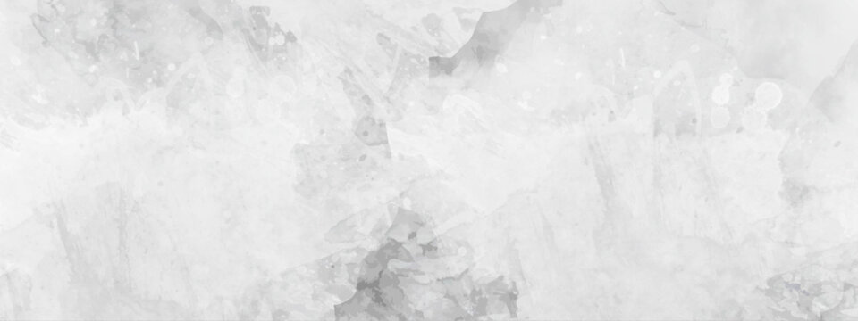  Gry and white ink effect watercolor. Abstract grunge grey shades watercolor background. Cement wall modern style background and texture. 