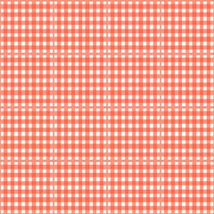 red and white tablecloth