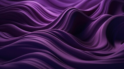 Obraz premium Spectacular photograph of bright purple fabric that simulates sand dunes, detailed in fabric texture, Generative IA