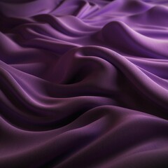 Obraz premium Spectacular photograph of bright purple fabric that simulates sand dunes, detailed in fabric texture, Generative IA