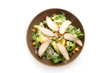 Delicious grilled chicken caesar salad