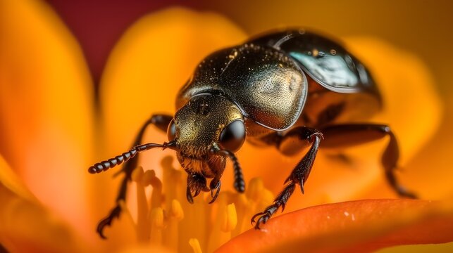 bug on flower