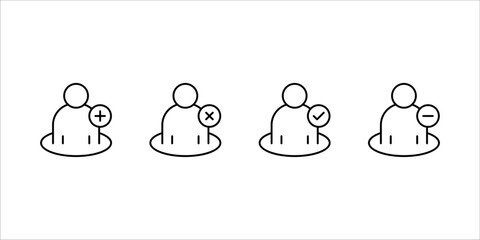 hiring icon set. Thin line recruitment icon from startup and strategy collection. on a white background. Editable rent symbol for web and mobile use.