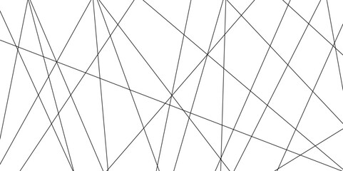 Abstract geometric lines background. Vector illustration. Black and white liens with many squares and triangles shape on white background.