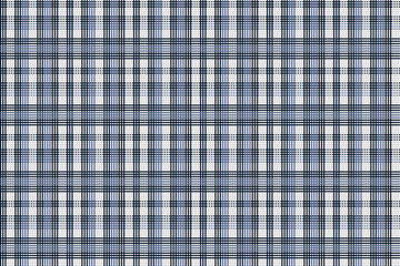 Abstract blue plaid motif seamless pattern. Pale and dark blue tinny lines on white background, for masculine male shirt fabric textile decoration crockery cushion all over print