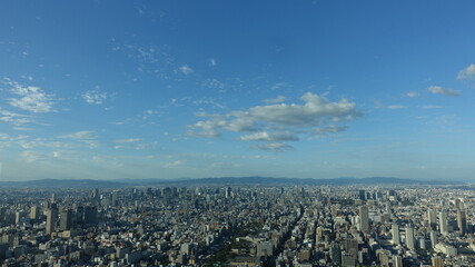 Obraz na płótnie Canvas 大阪高層ビルからの眺め