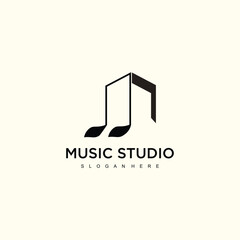 MUSIC STUDIO LOGO DESIGN