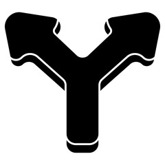 split solid icon