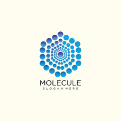 Molecule logo design for business
