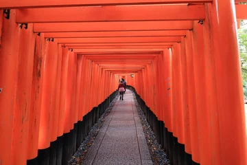 Gordijnen japanese torii © gudo