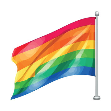Rainbow flag, symbolizing LGBTQ community