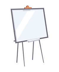 Education presentation whiteboard icon