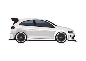 Modern sports car speed and elegance